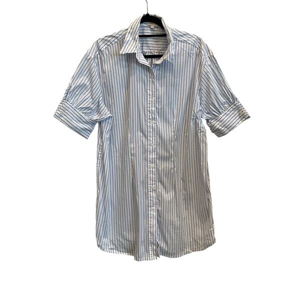 Mason's Daughter Tops - Mason's Daughter blue and white striped top size :S